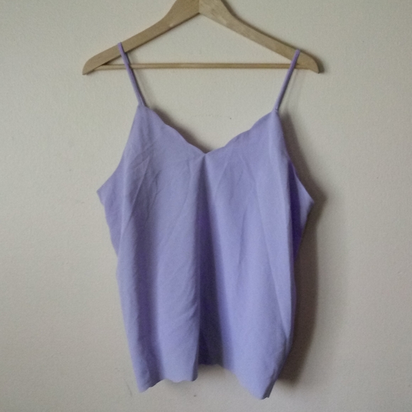 New Halogen Scallop Detail Camisole Size XL - Picture 5 of 13